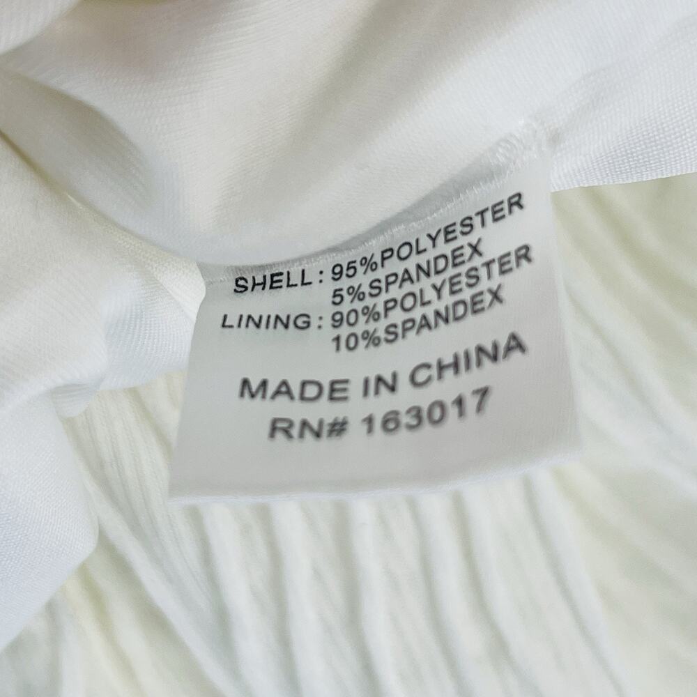 Princess Polly Dress Newton Mini Dress Size 2 Open Back Long Sleeve White - Picture 11 of 12